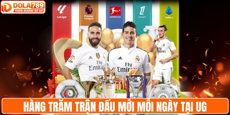 Hàng trăm trận đấu mới mỗi ngày tại UG