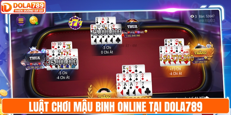 Luật chơi mậu binh online tại DOLA789