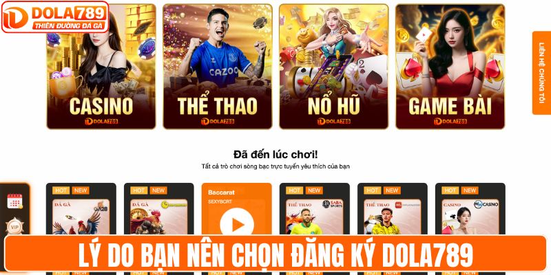 Lý do bạn nên chọn đăng ký DOLA789