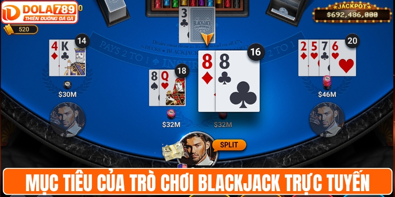 Mục tiêu của trò chơi blackjack trực tuyến